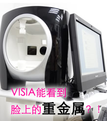 VISIA能看到脸上的重金属？